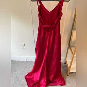 Newport News Silk ruby red evening dress 4P-reminiscent of “how to lose a guy..”